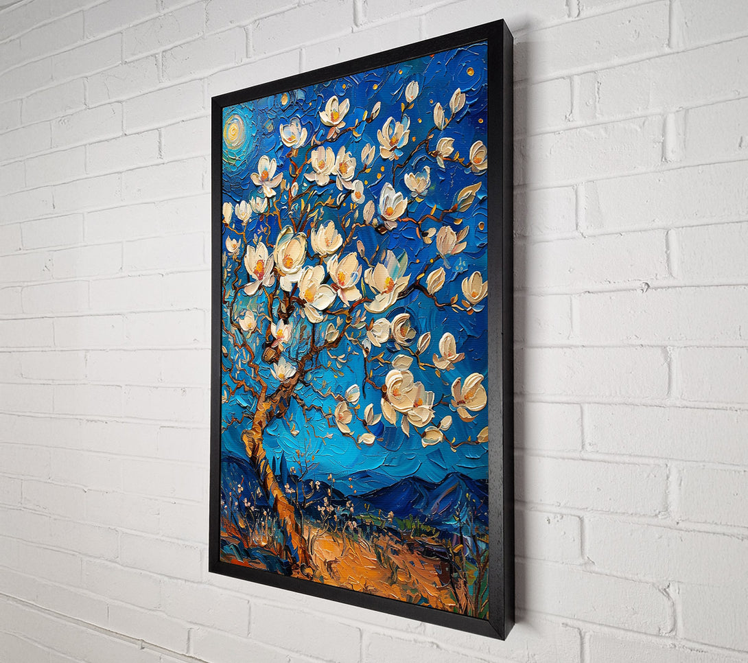  A Canvas Print of Azure Blossom Dreams Canvas Print