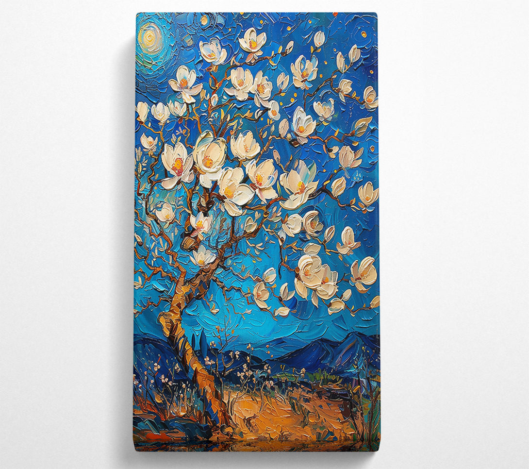  A Canvas Print of Azure Blossom Dreams Canvas Print