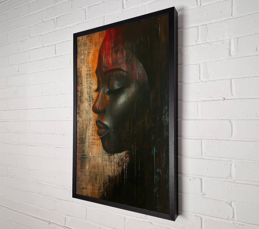  A Canvas Print of Crimson Soul'S Embrace Canvas Wall Art
