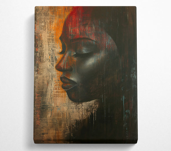  A Canvas Print of Crimson Soul'S Embrace Canvas Wall Art