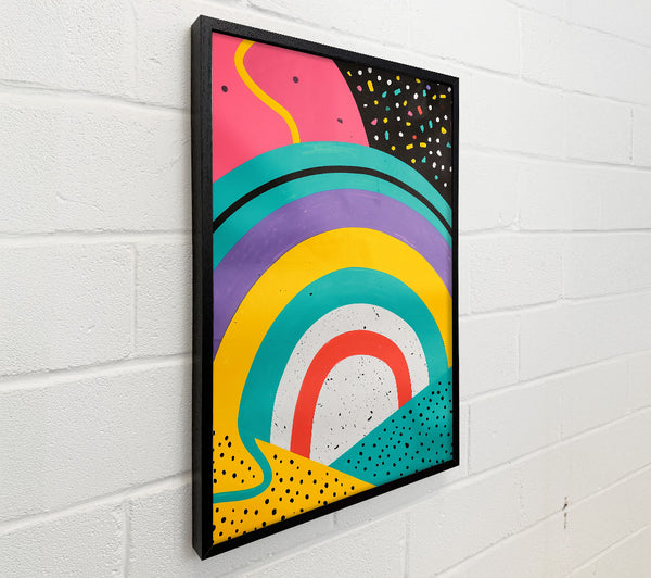 Yellow Rainbow Circles