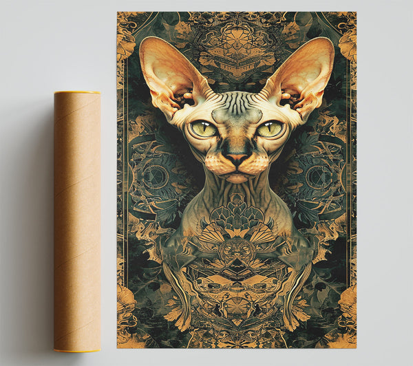 Golden Sphinx Gaze