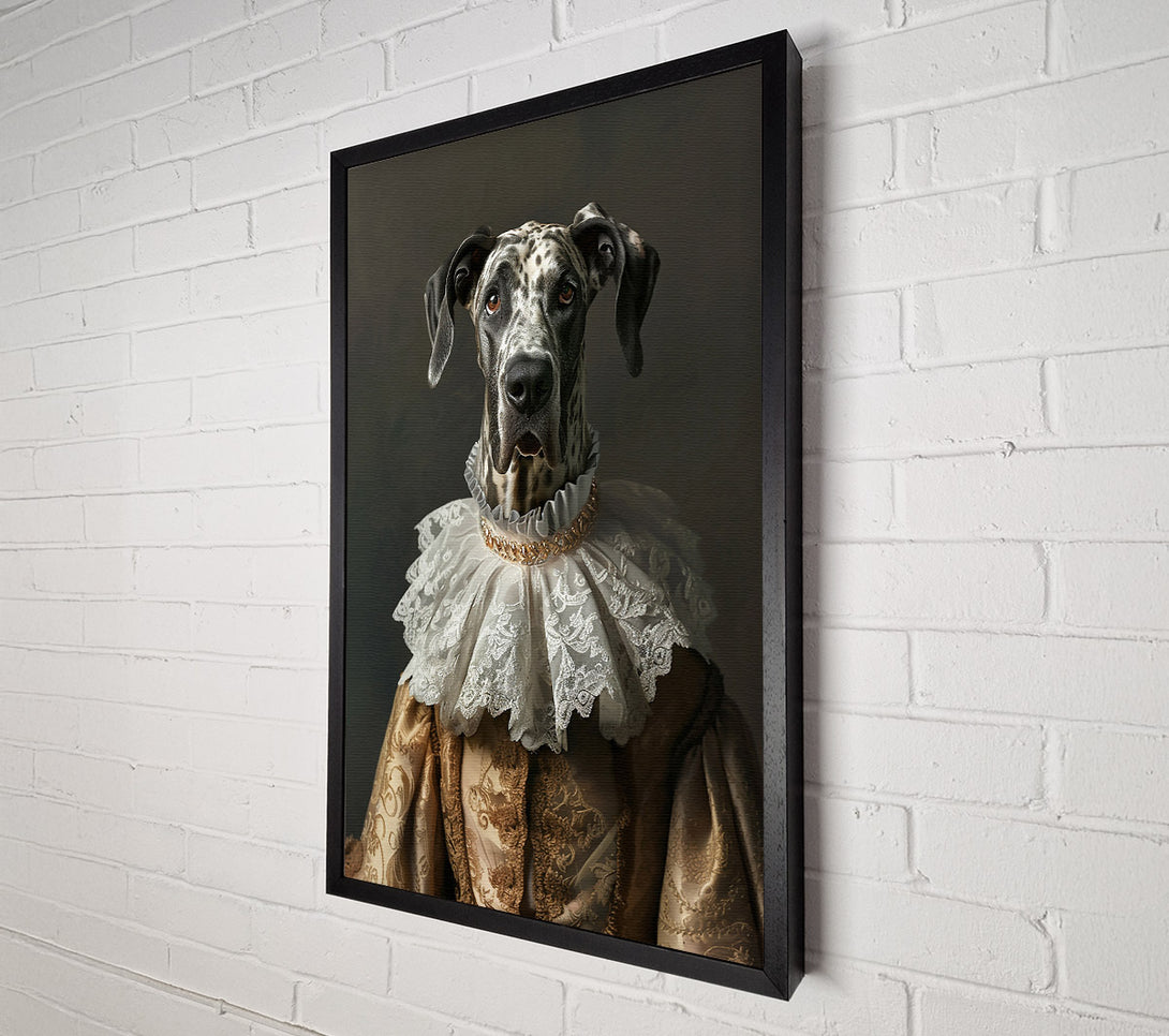  A Canvas Print of Golden Ruffled Regality Canvas Wall Art