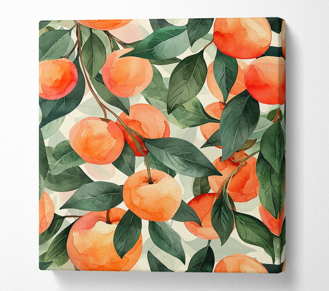  A Canvas Print of Orange Orchard Dreams Canvas Art