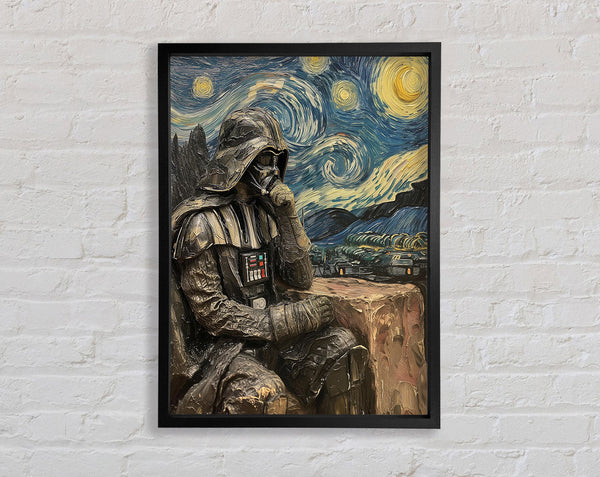 Vader Van Gogh Framed Print