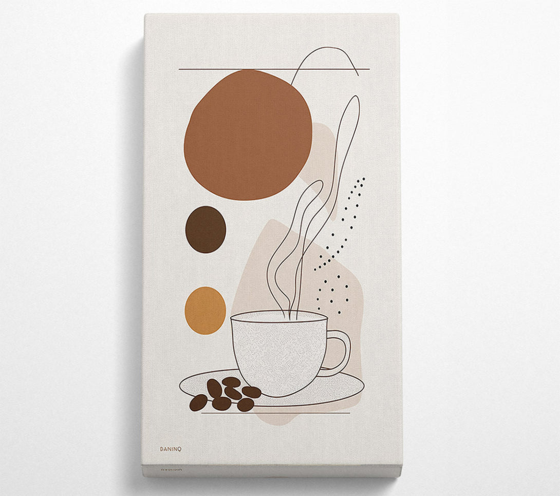  A Canvas Print of Brown Coffee Dream Canvas Wall Art