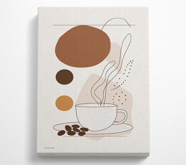  A Canvas Print of Brown Coffee Dream Canvas Wall Art