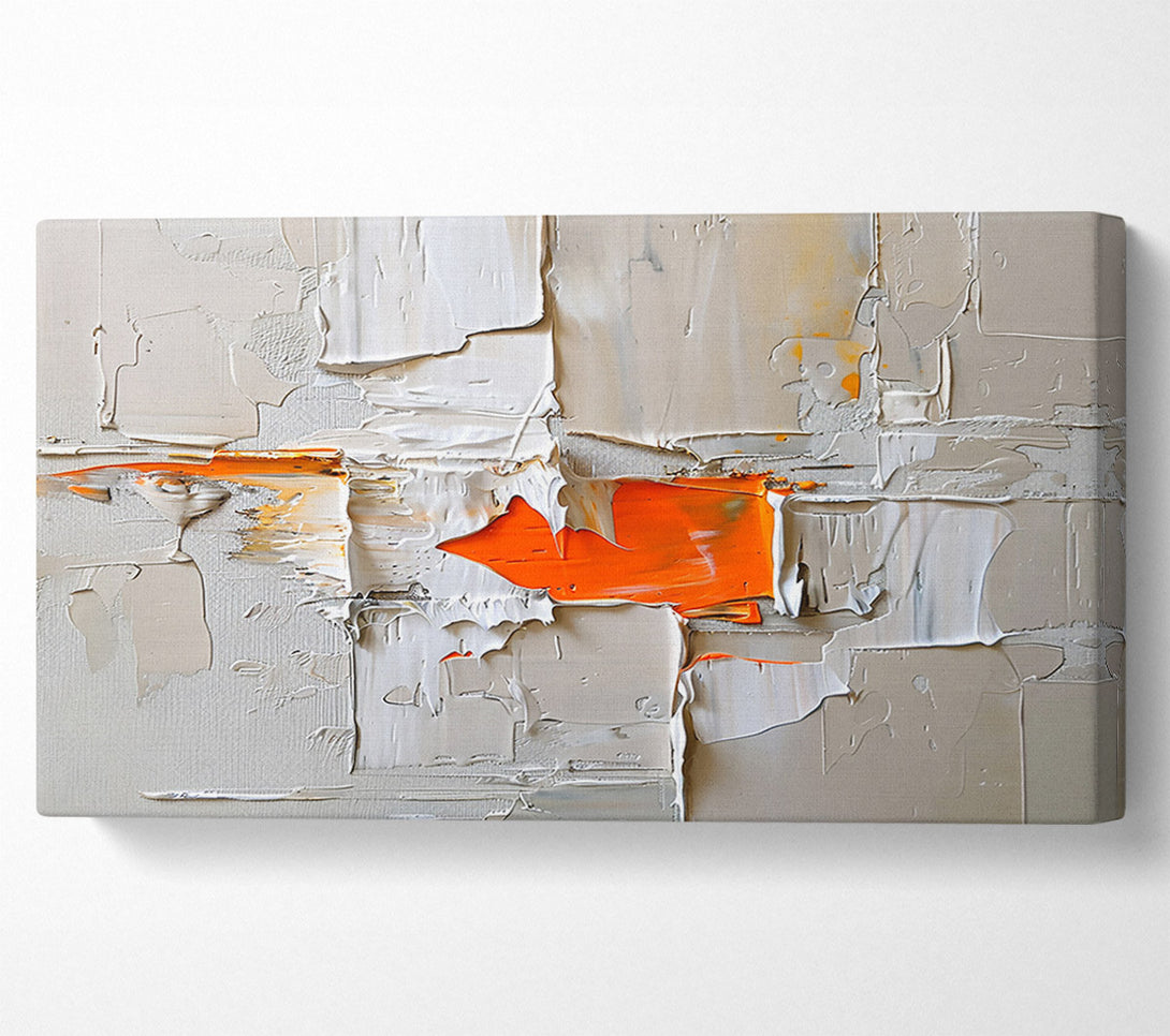  A Canvas Print of Orange Light Escape Canvas Print
