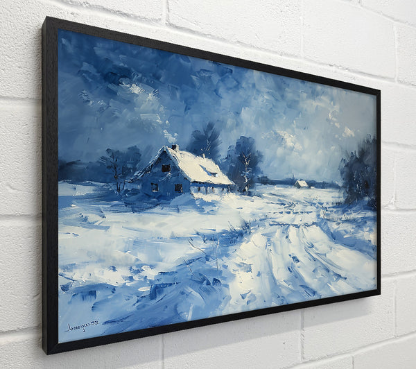 Azure Winter Cabin