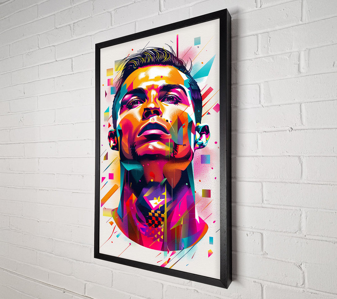  A Canvas Print of The Crimson Gaze Canvas Print