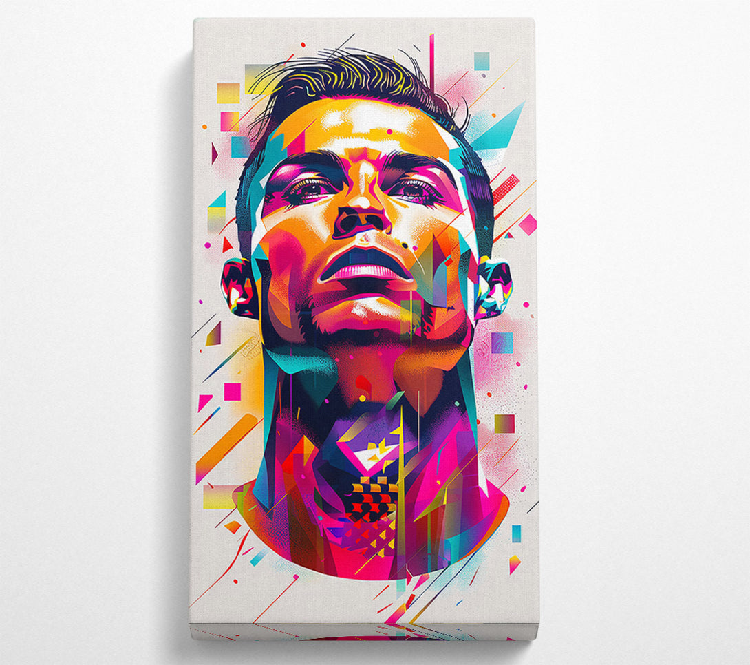  A Canvas Print of The Crimson Gaze Canvas Print