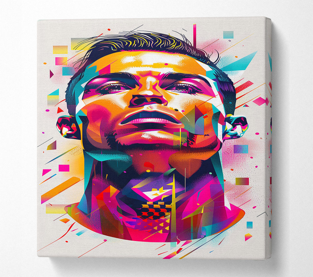  A Canvas Print of The Crimson Gaze Canvas Print