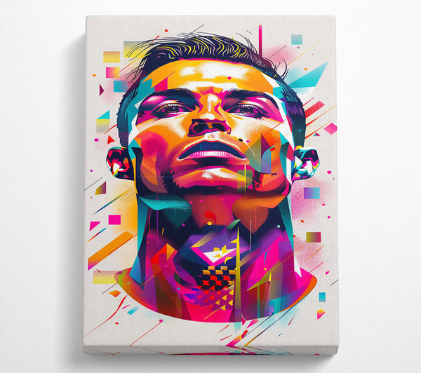  A Canvas Print of The Crimson Gaze Canvas Print