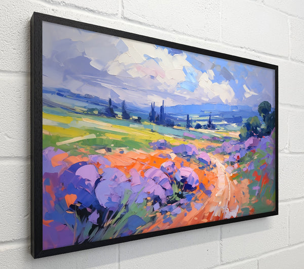 Orange Fields Of Lavender
