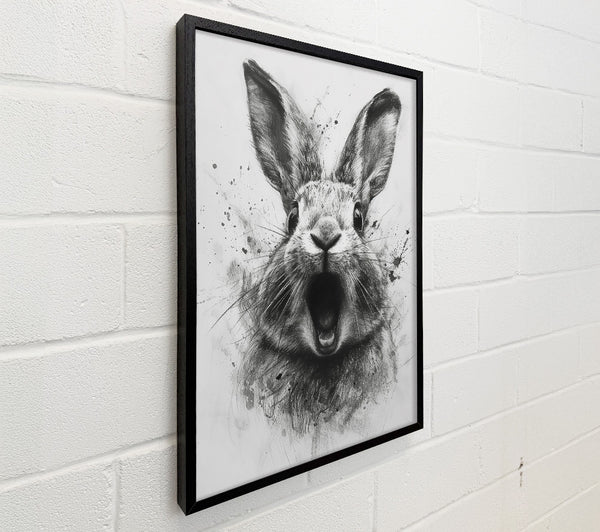 Black And White Yawn