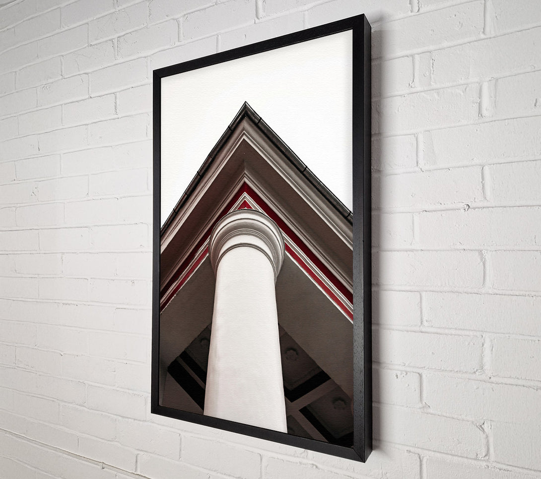  A Canvas Print of Crimson Pillar Corner Canvas Art