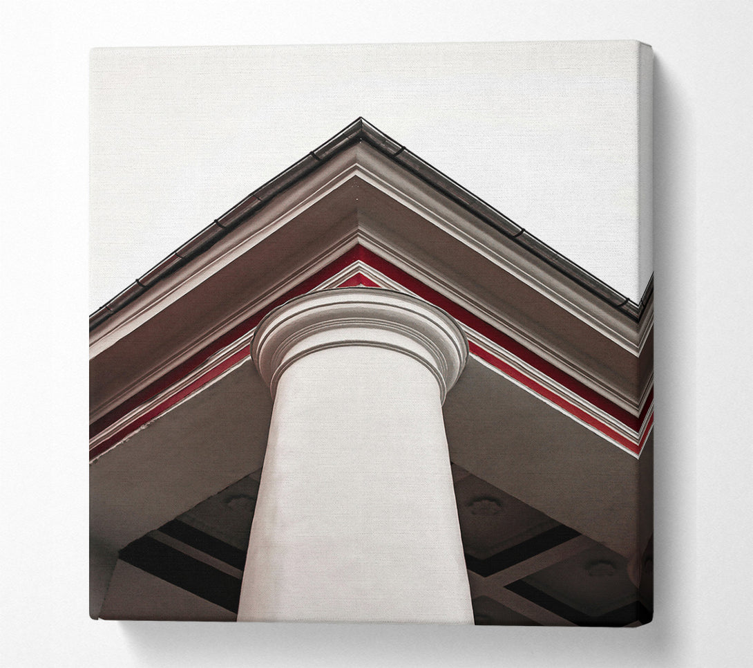  A Canvas Print of Crimson Pillar Corner Canvas Art