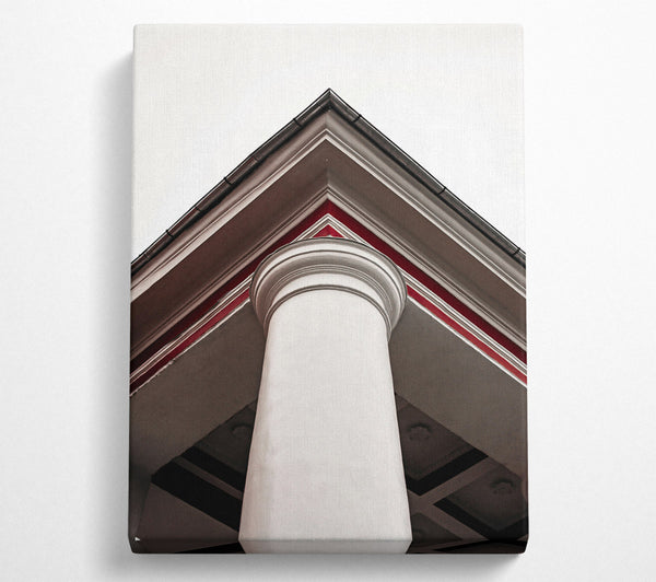  A Canvas Print of Crimson Pillar Corner Canvas Art
