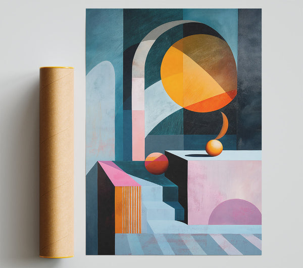 Orange Geometric Light
