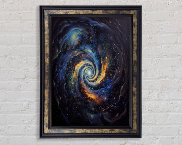 Vortex Of Stars Framed Print