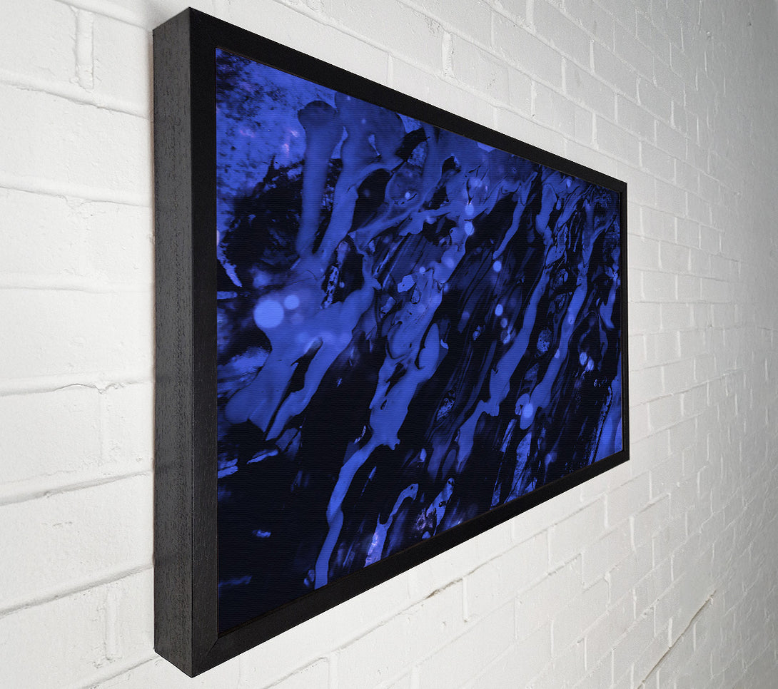  A Canvas Print of Indigo Night Flow Canvas Art