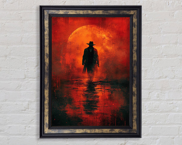 Walking To The Sun Framed Print