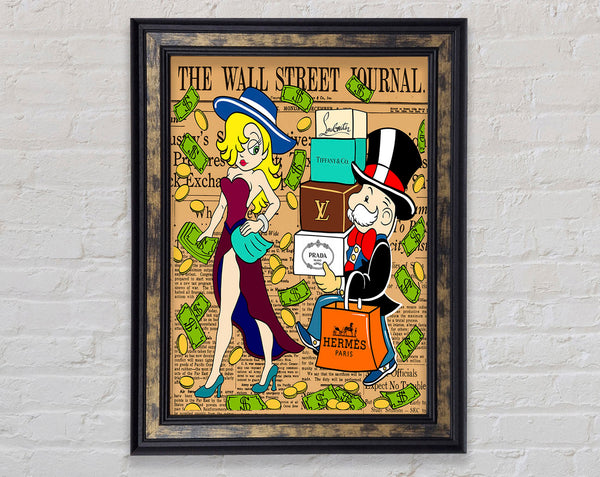 Wall Street Journal Framed Print