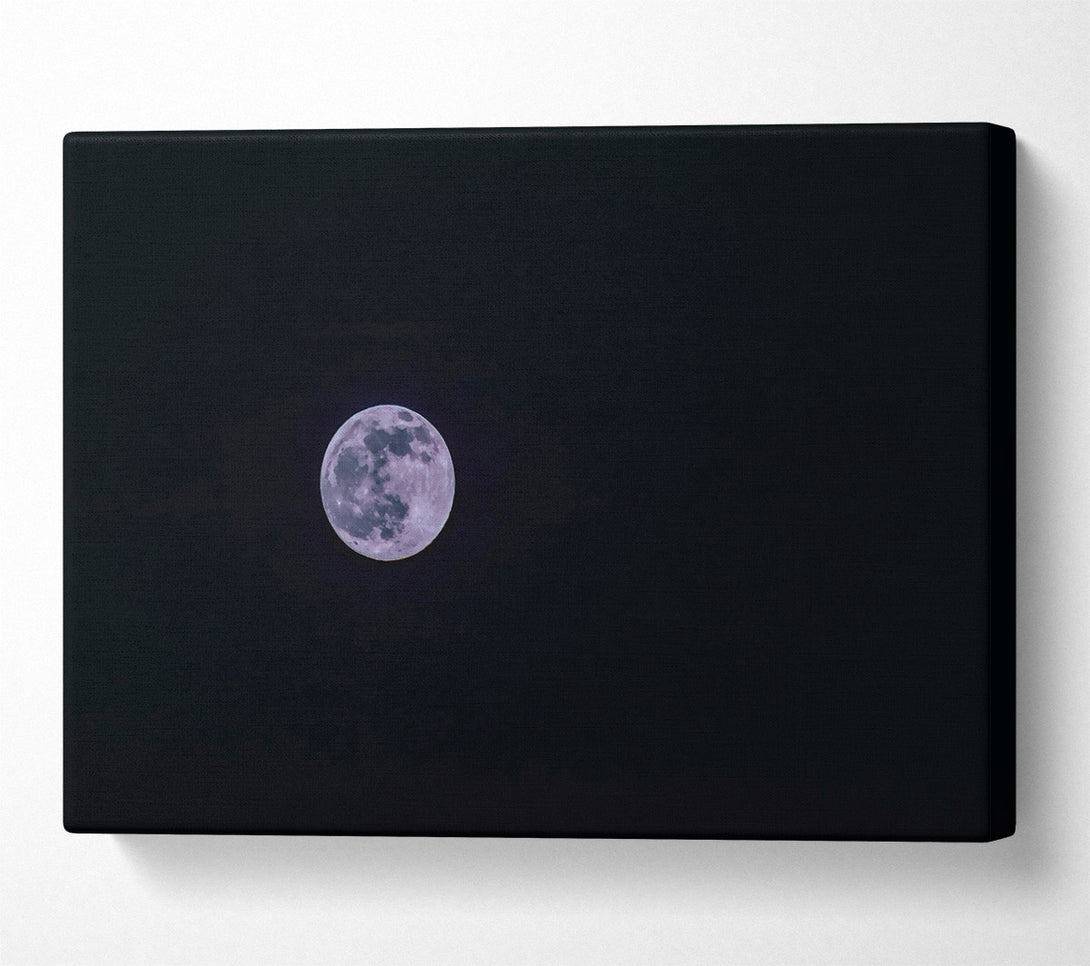  A Canvas Print of Lavender Moon Glow Canvas Wall Art