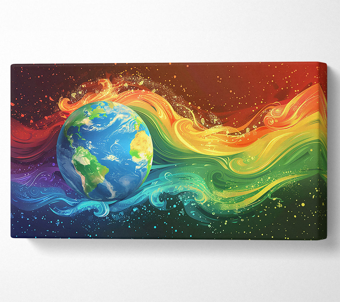  A Canvas Print of Golden Earth Dreams Canvas Print