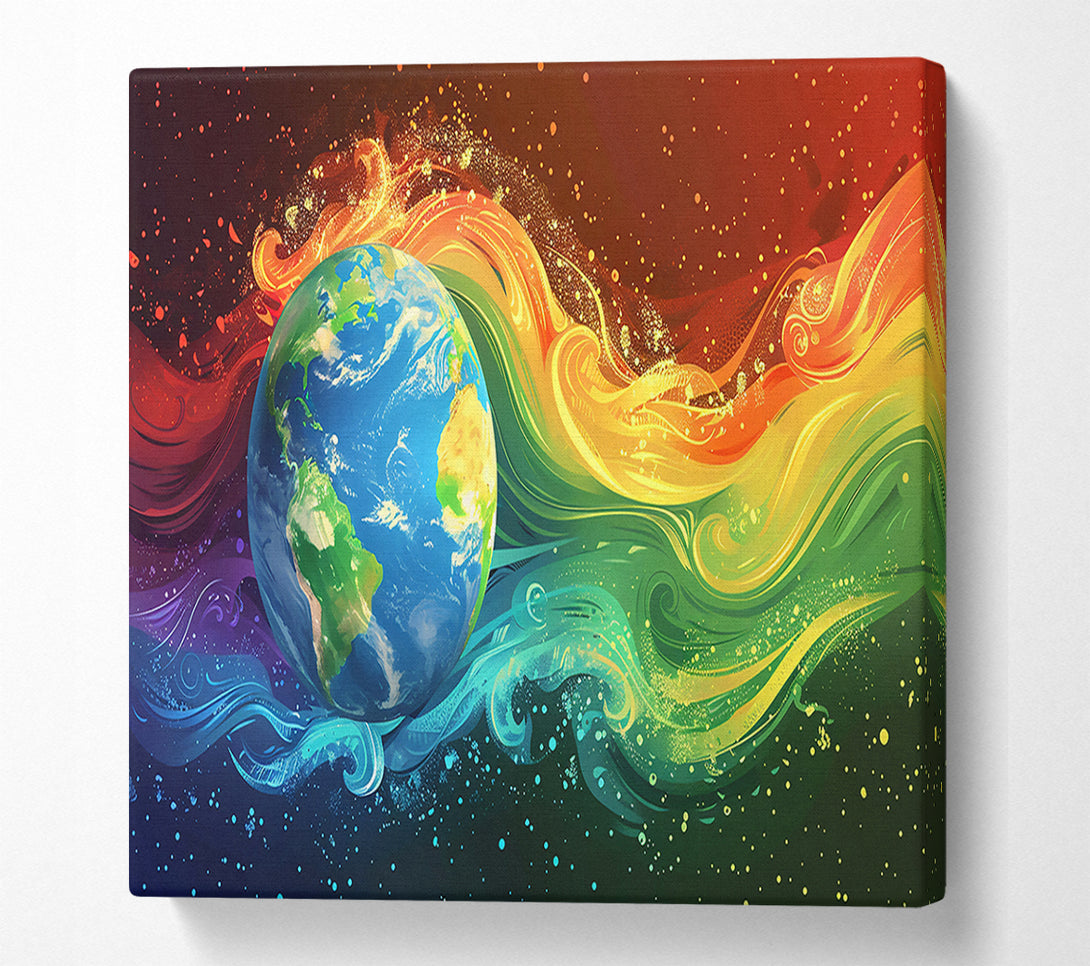  A Canvas Print of Golden Earth Dreams Canvas Print