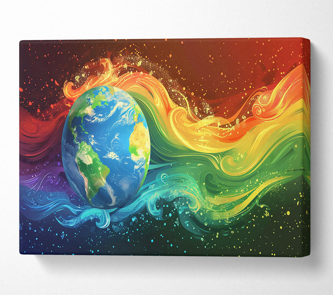  A Canvas Print of Golden Earth Dreams Canvas Print