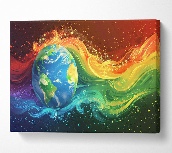  A Canvas Print of Golden Earth Dreams Canvas Print