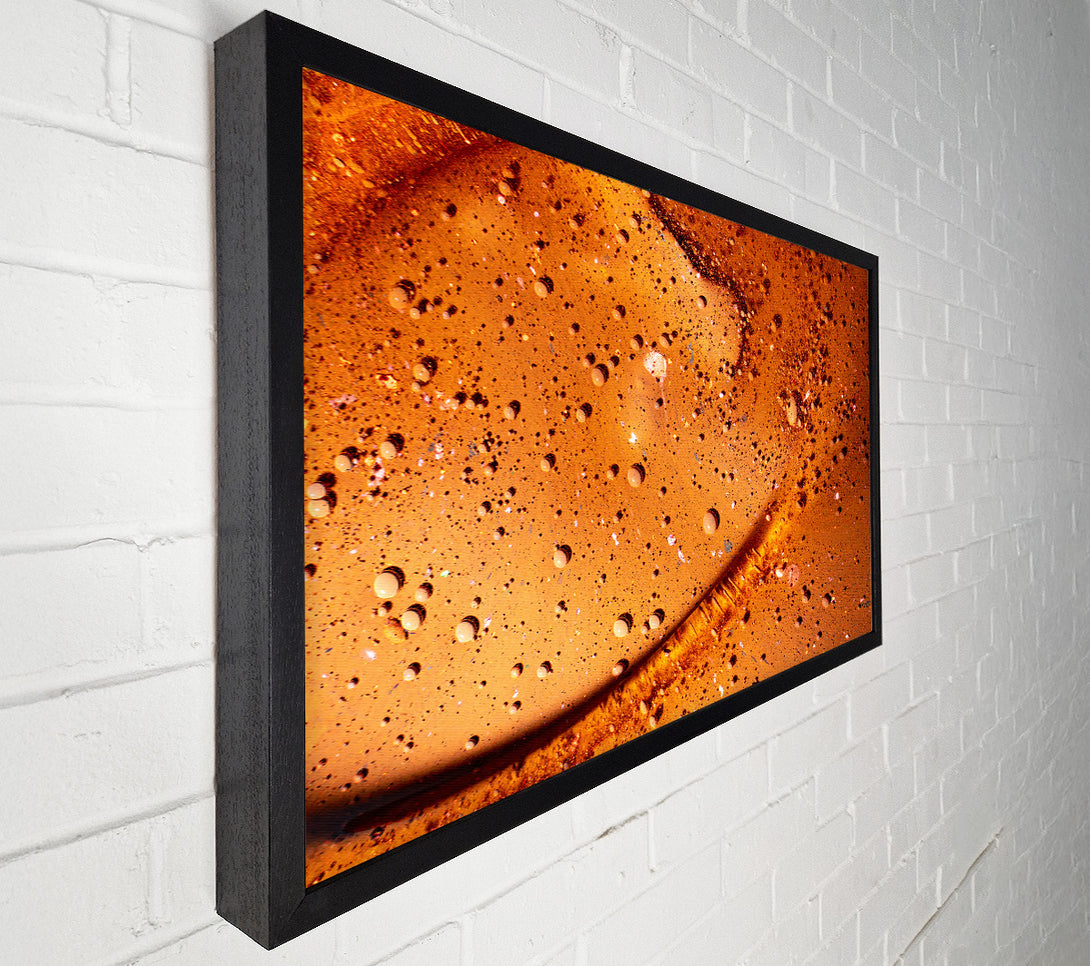  A Canvas Print of Amber Bubble Universe Canvas Print