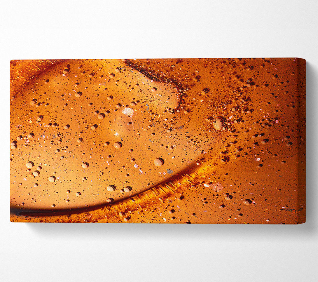  A Canvas Print of Amber Bubble Universe Canvas Print
