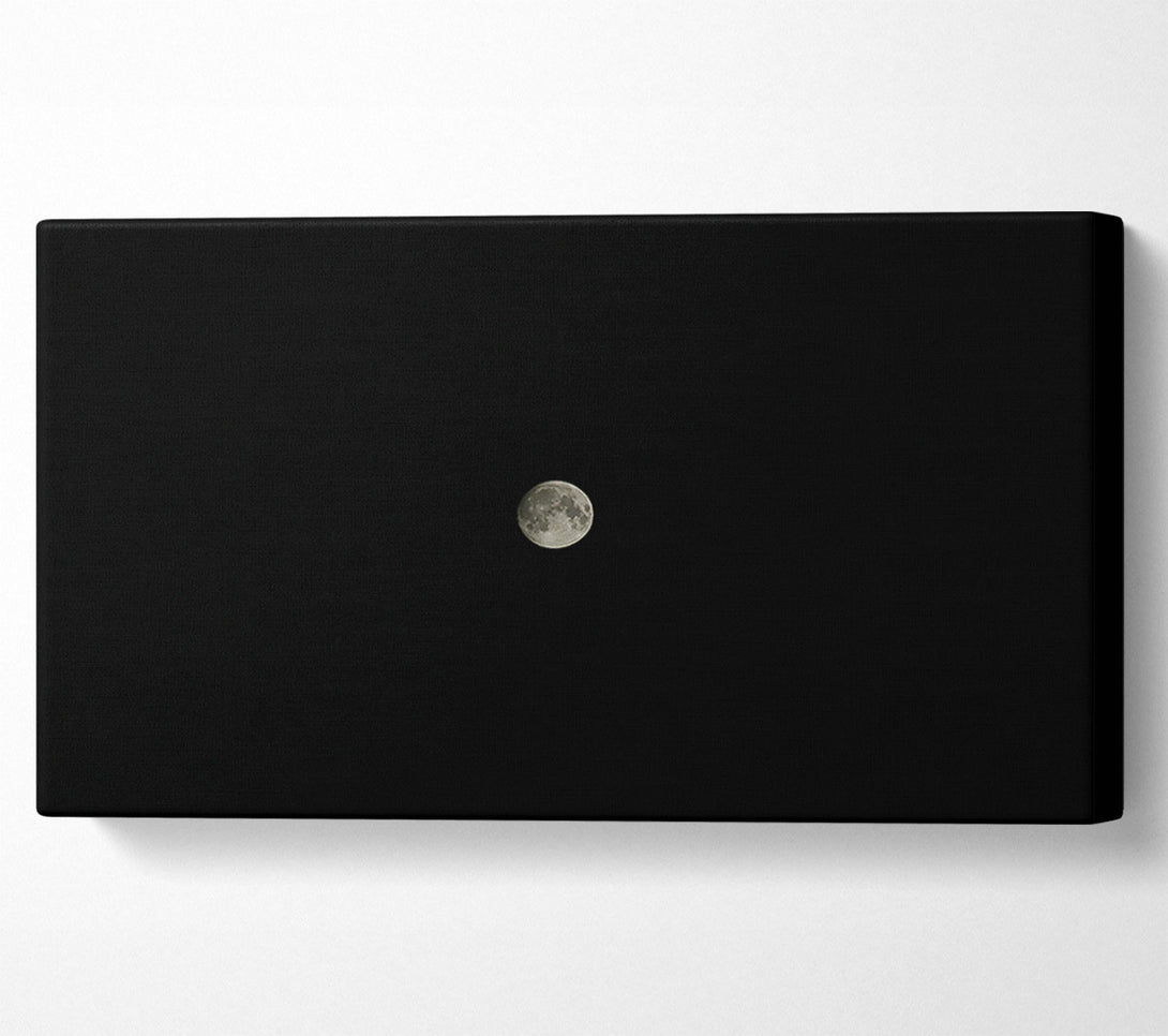  A Canvas Print of Silver Moon Glow Canvas Art