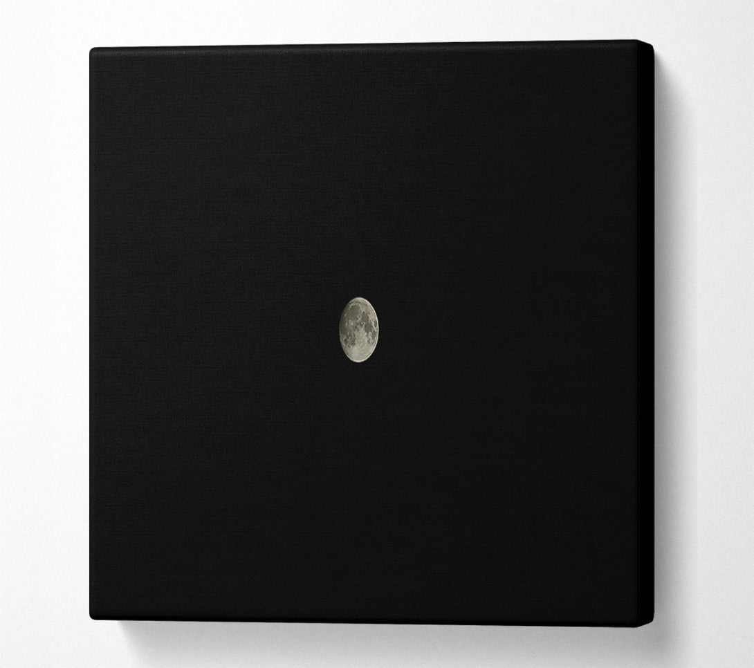  A Canvas Print of Silver Moon Glow Canvas Art