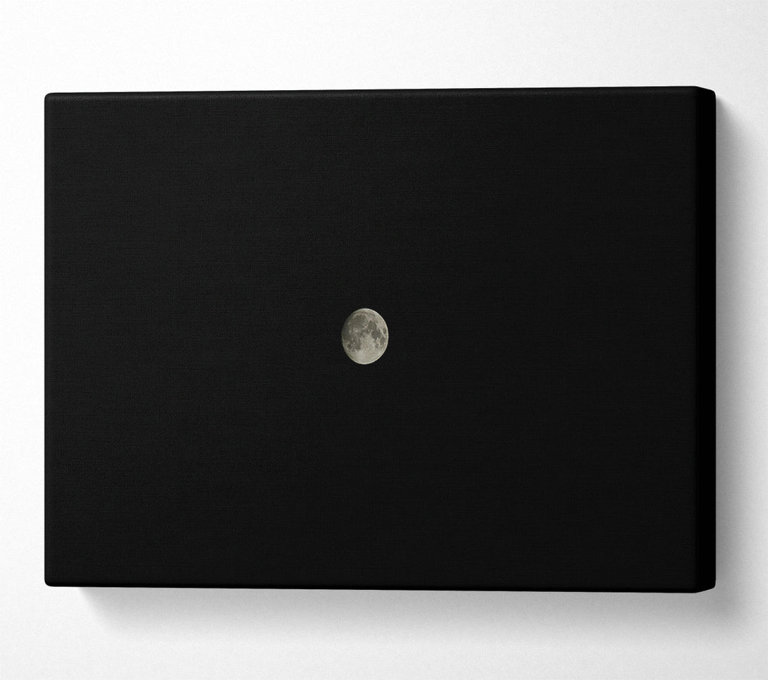  A Canvas Print of Silver Moon Glow Canvas Art