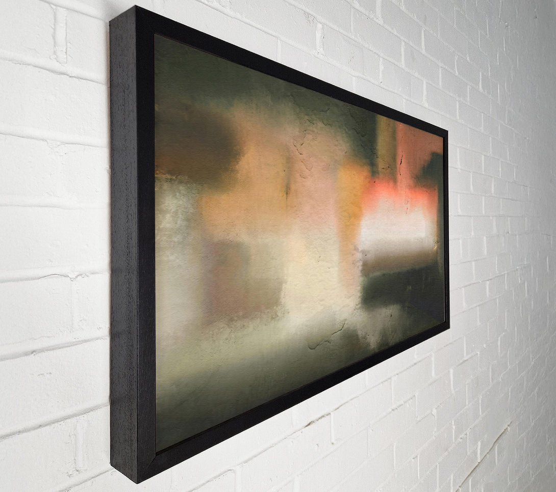  A Canvas Print of Salmon And Green Hues Canvas Wall Art