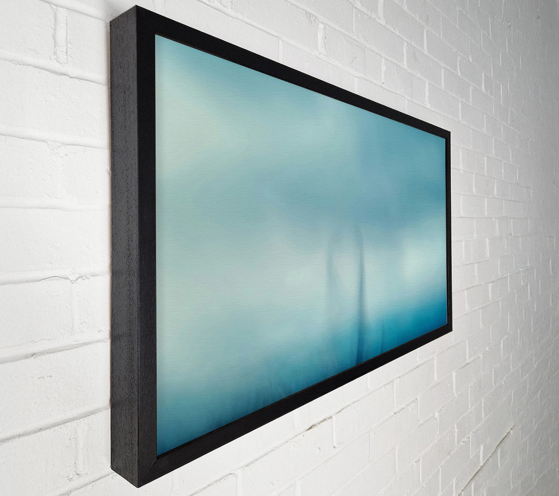  A Canvas Print of Azure Ascending Forms Canvas Art