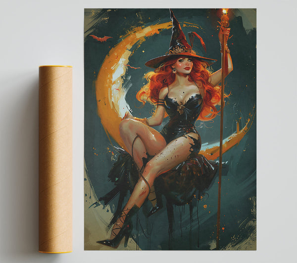 Golden Spellbound Witch