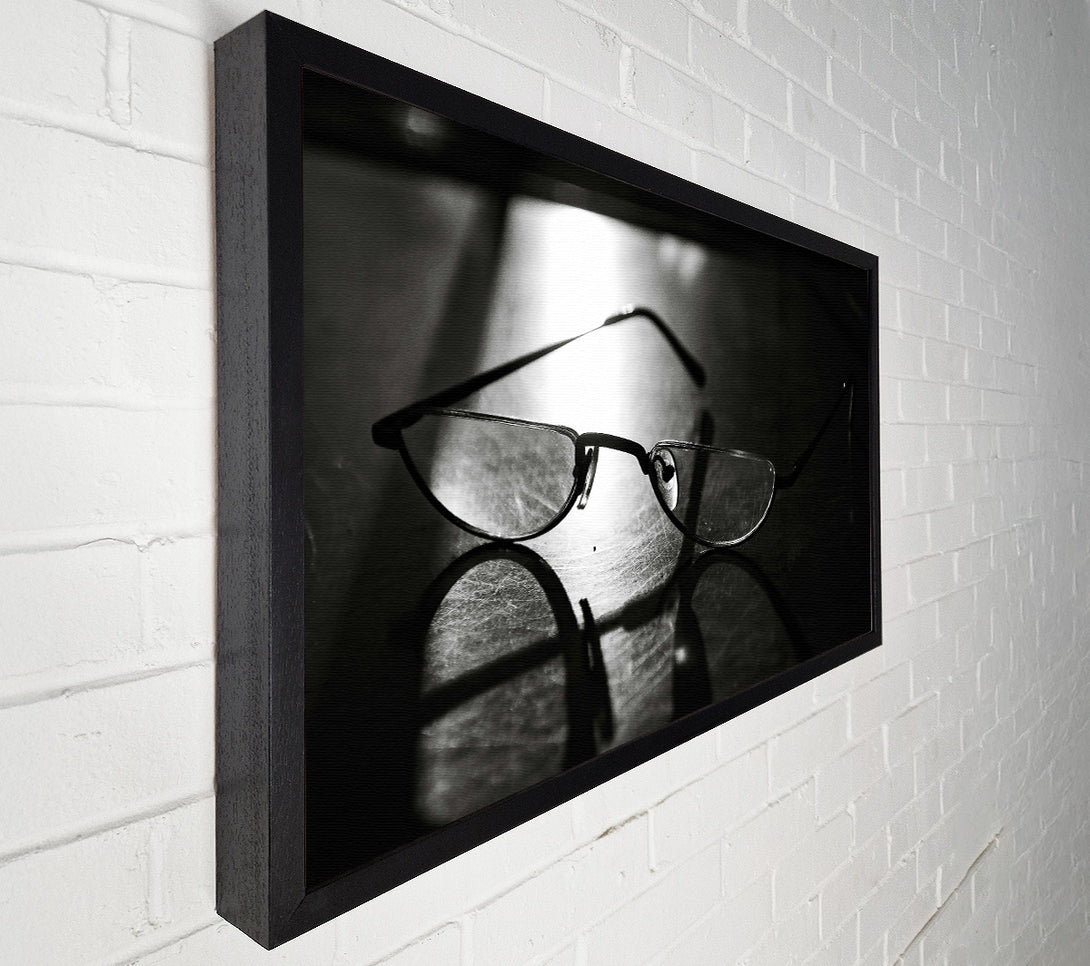 A Canvas Print of Silver Light Through Glass Canvas Art