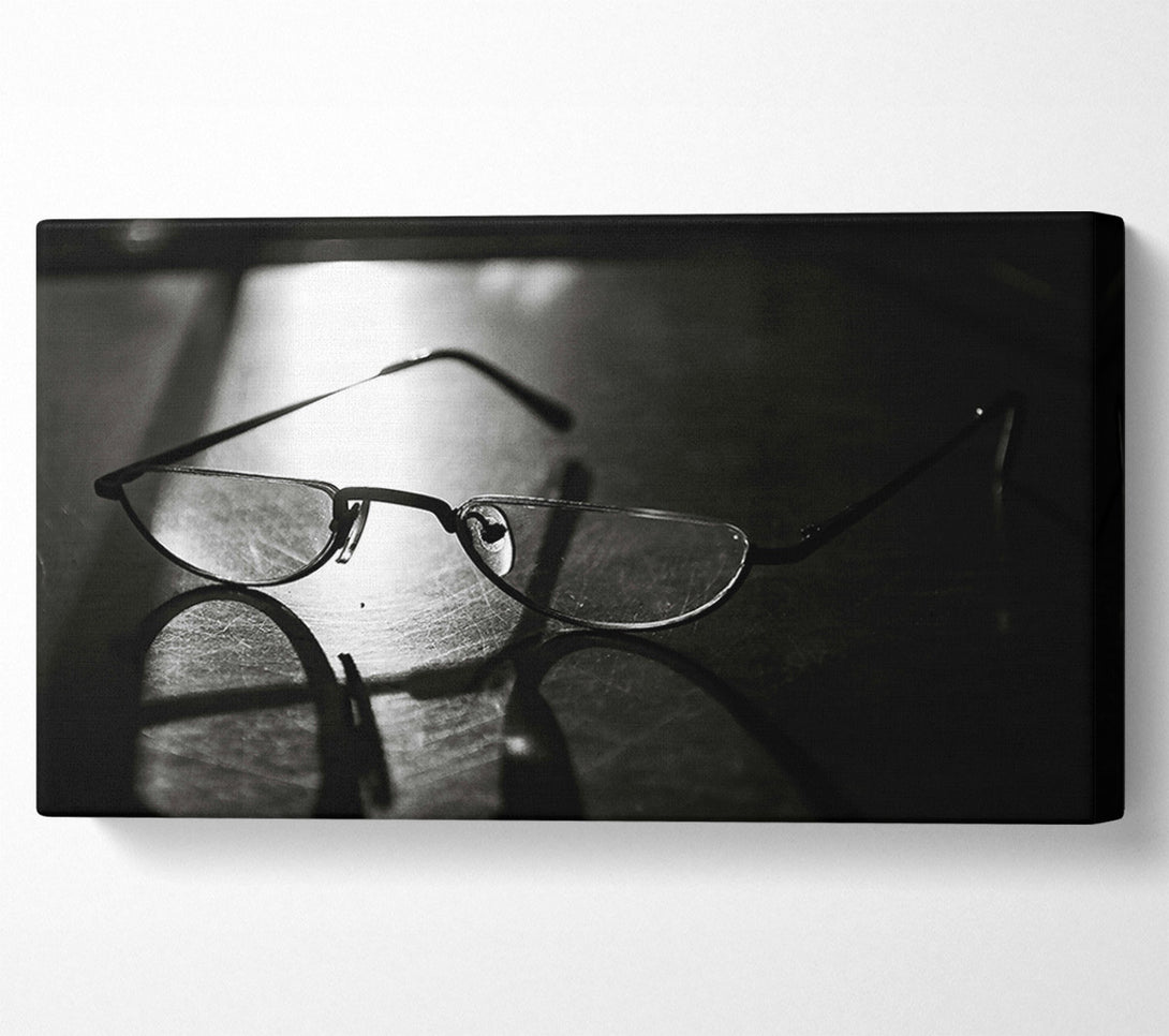  A Canvas Print of Silver Light Through Glass Canvas Art