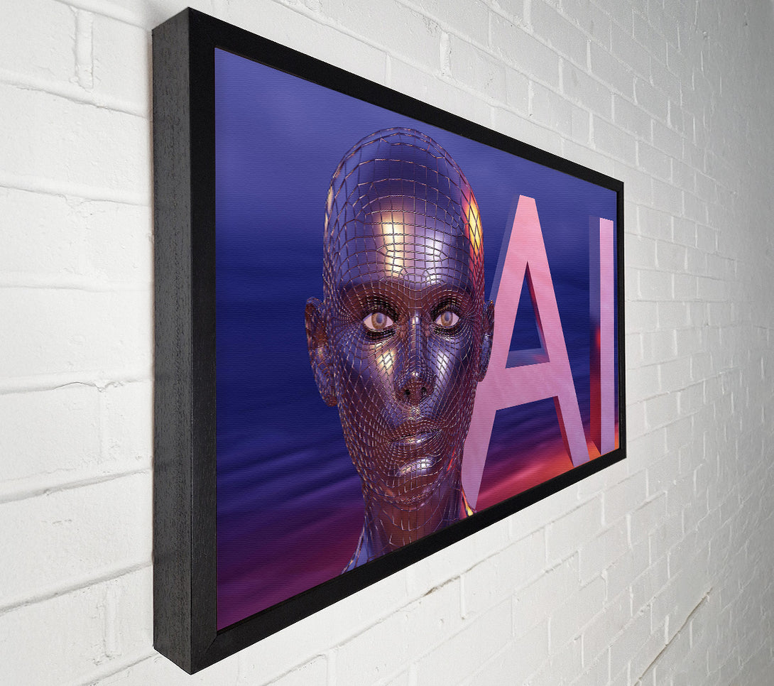  A Canvas Print of Pink Metal Mind Canvas Print