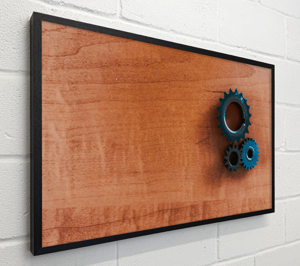 Brown Wooden Gears