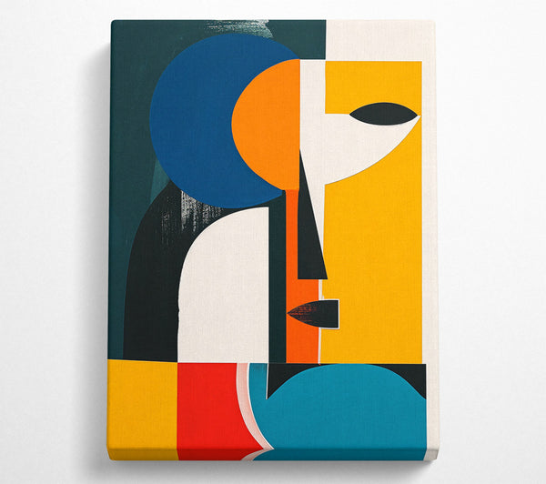  A Canvas Print of The Blue Embrace Canvas Wall Art