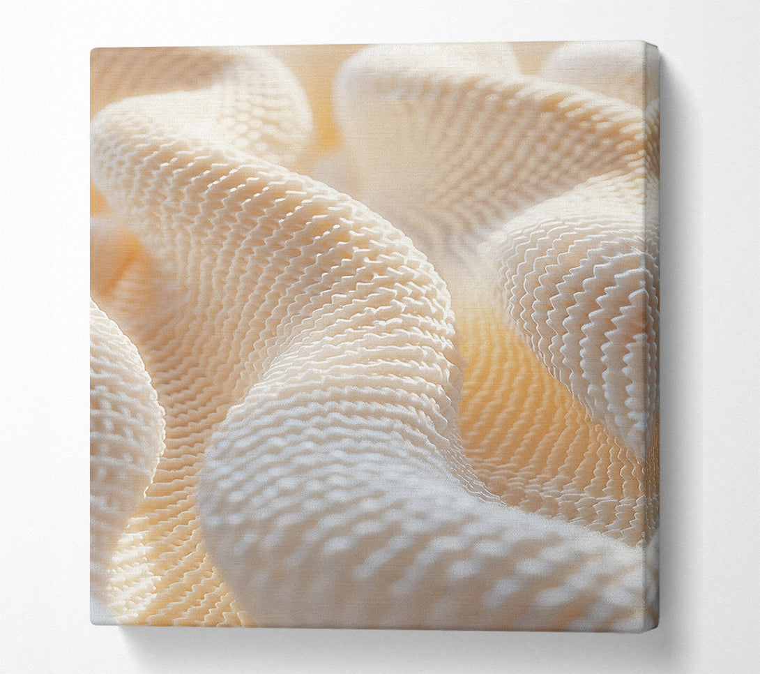  A Canvas Print of Creamy Wave Patterns Canvas Art
