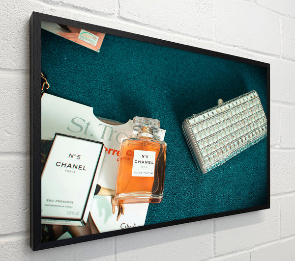 Teal And Amber Glamour