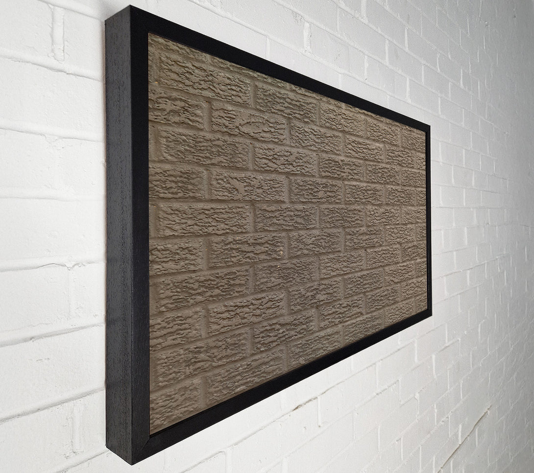  A Canvas Print of The Grey Brick Wall Canvas Print