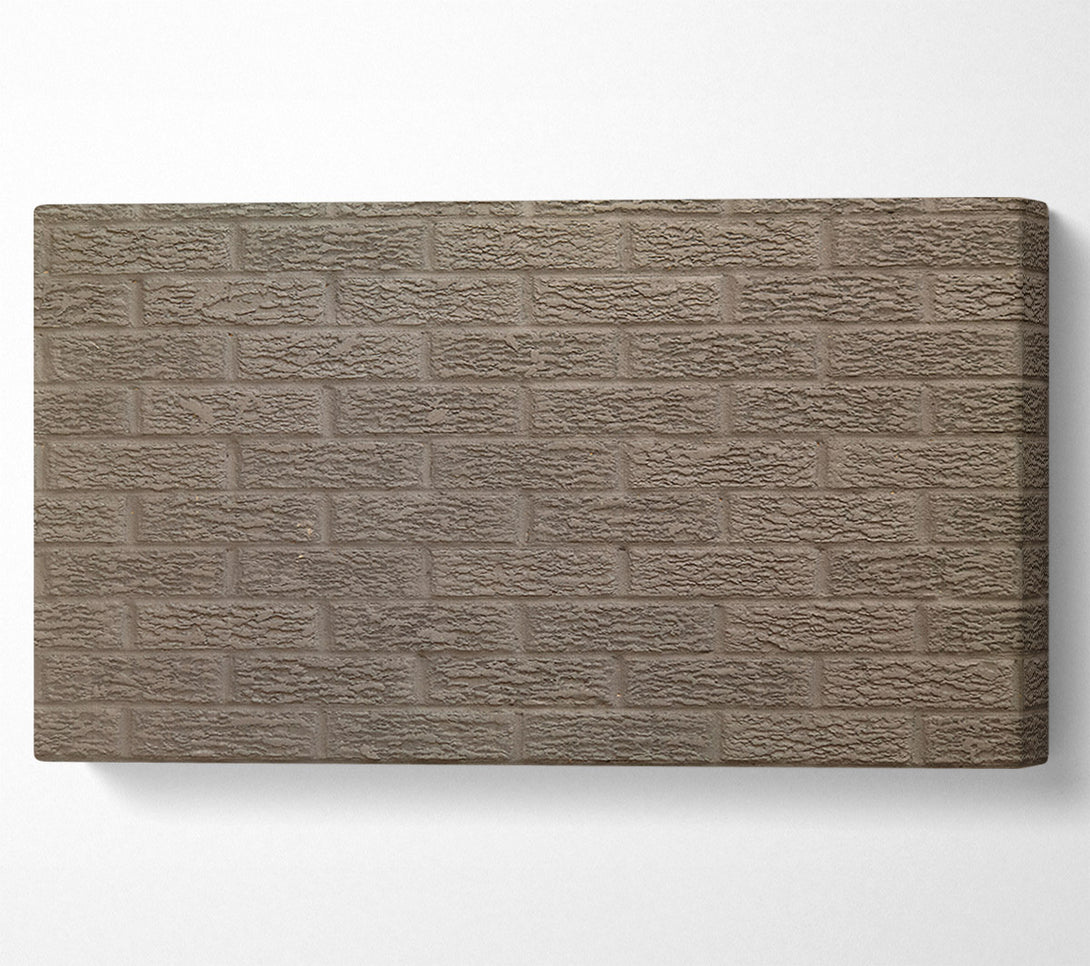  A Canvas Print of The Grey Brick Wall Canvas Print