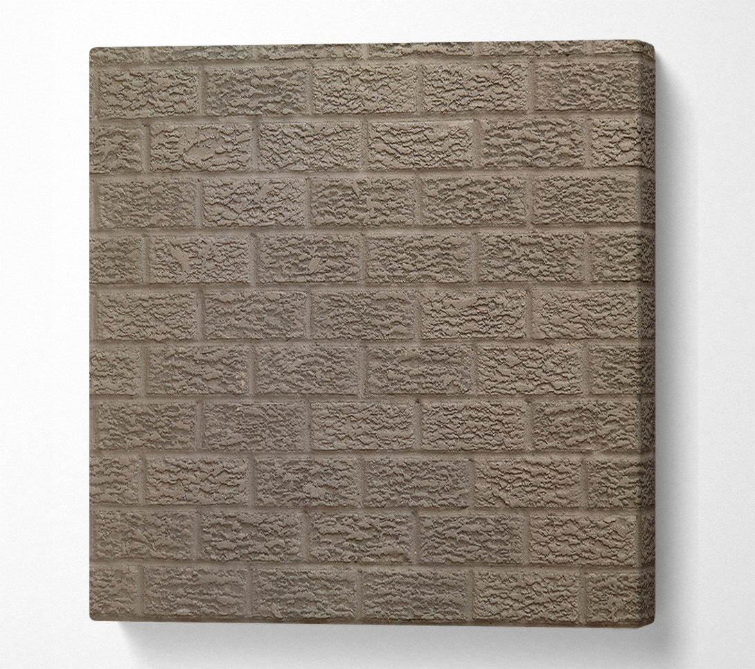  A Canvas Print of The Grey Brick Wall Canvas Print